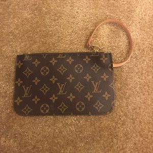 Monogram pouch